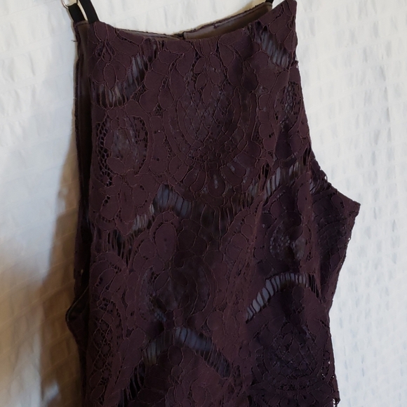 Xhilaration lace dark purple dress - Picture 5 of 7
